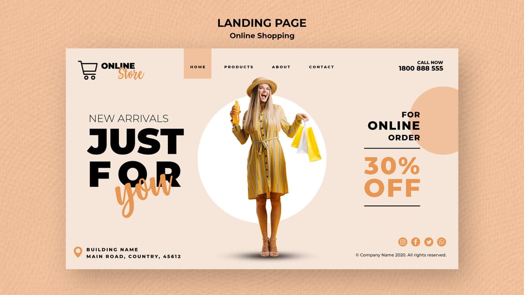E-Commerce Store Layout